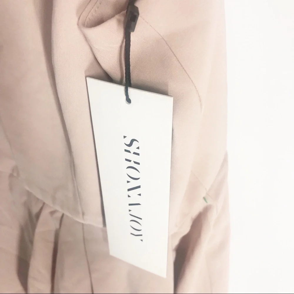 Shona Joy NWT Cocktail Draped Maxi Dress Pink Ballet 4 - Picture 7 of 9